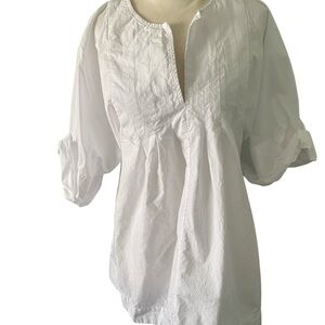 Everlane White Poplin blouse